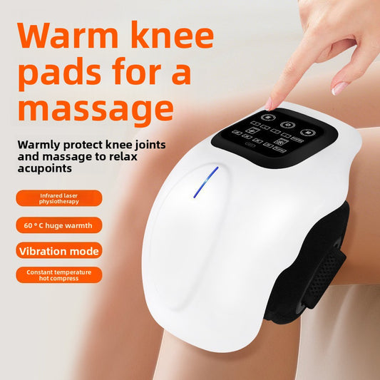 Heated Pulse Massager with Red Light Therapy