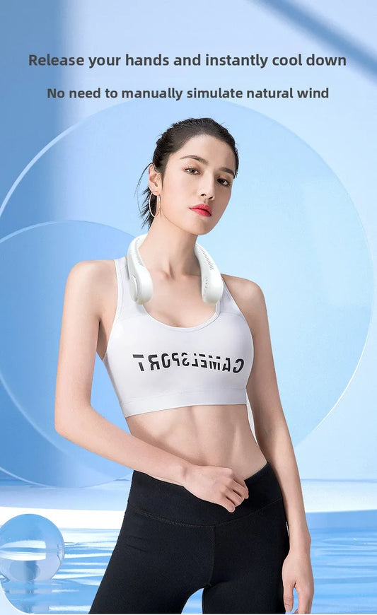 Portable Bladeless Rechargeable Neck Fan