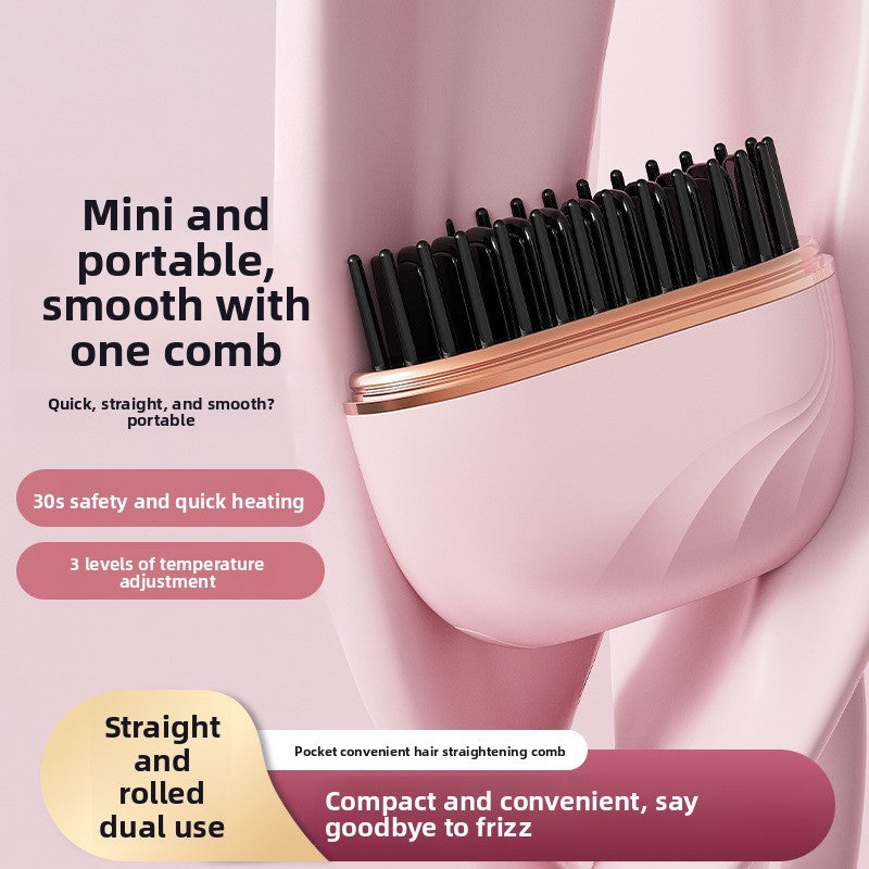 Electric mini hair straightener