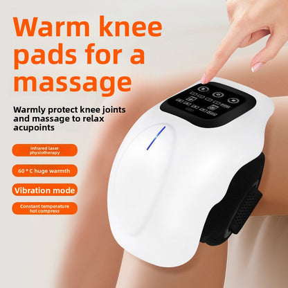 Heated Pulse Massager with Red Light Therapy