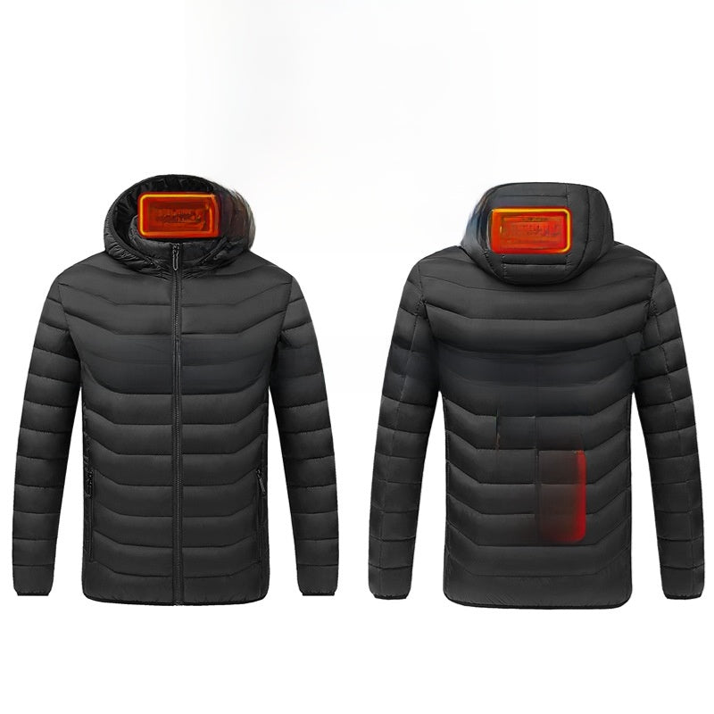 Winter Heated Jacket USB Electric Cotton Coat