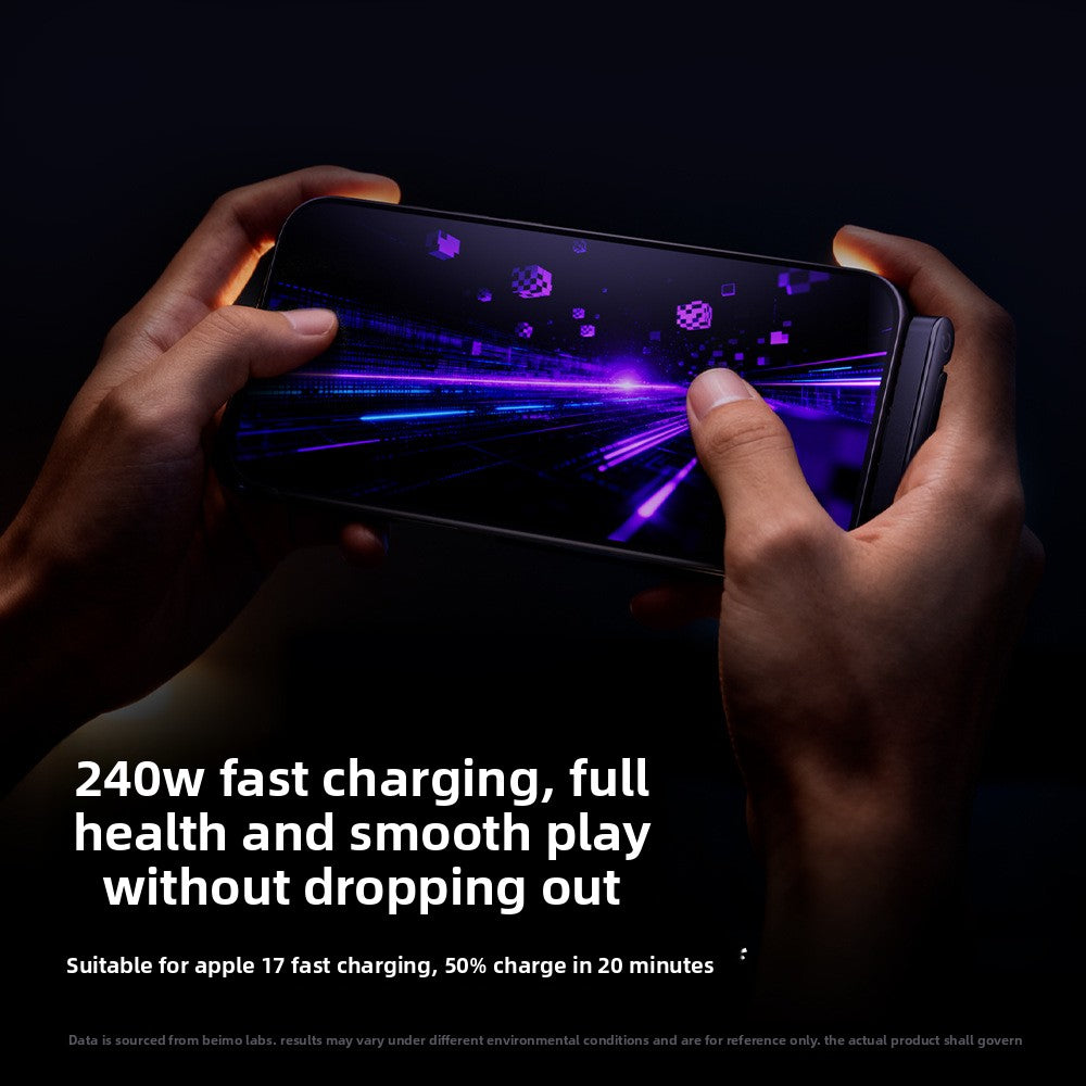 2-in-1 Invisible Holder Charger Cable with Stand - 240W Fast Charging