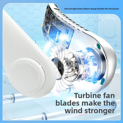 Portable Bladeless Hanging Rechargeable Neck Fan | Nexylyn