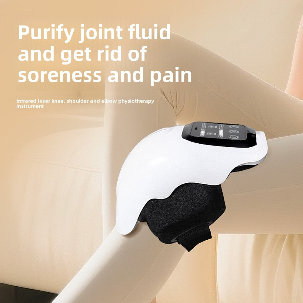 Heated Pulse Massager with Red Light Therapy