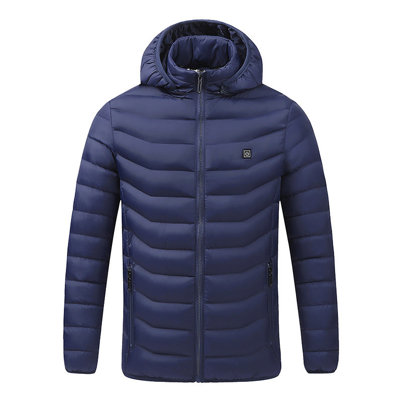 Winter Heated Jacket USB Electric Cotton Coat