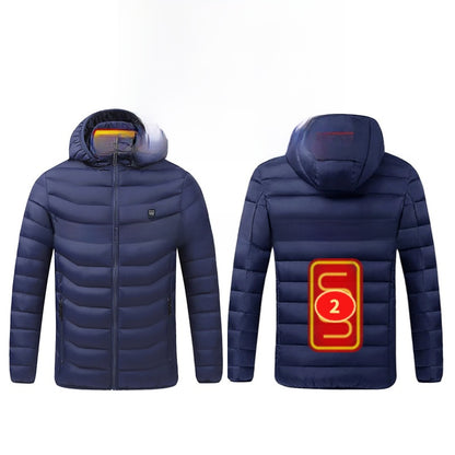 Winter Heated Jacket USB Electric Cotton Coat